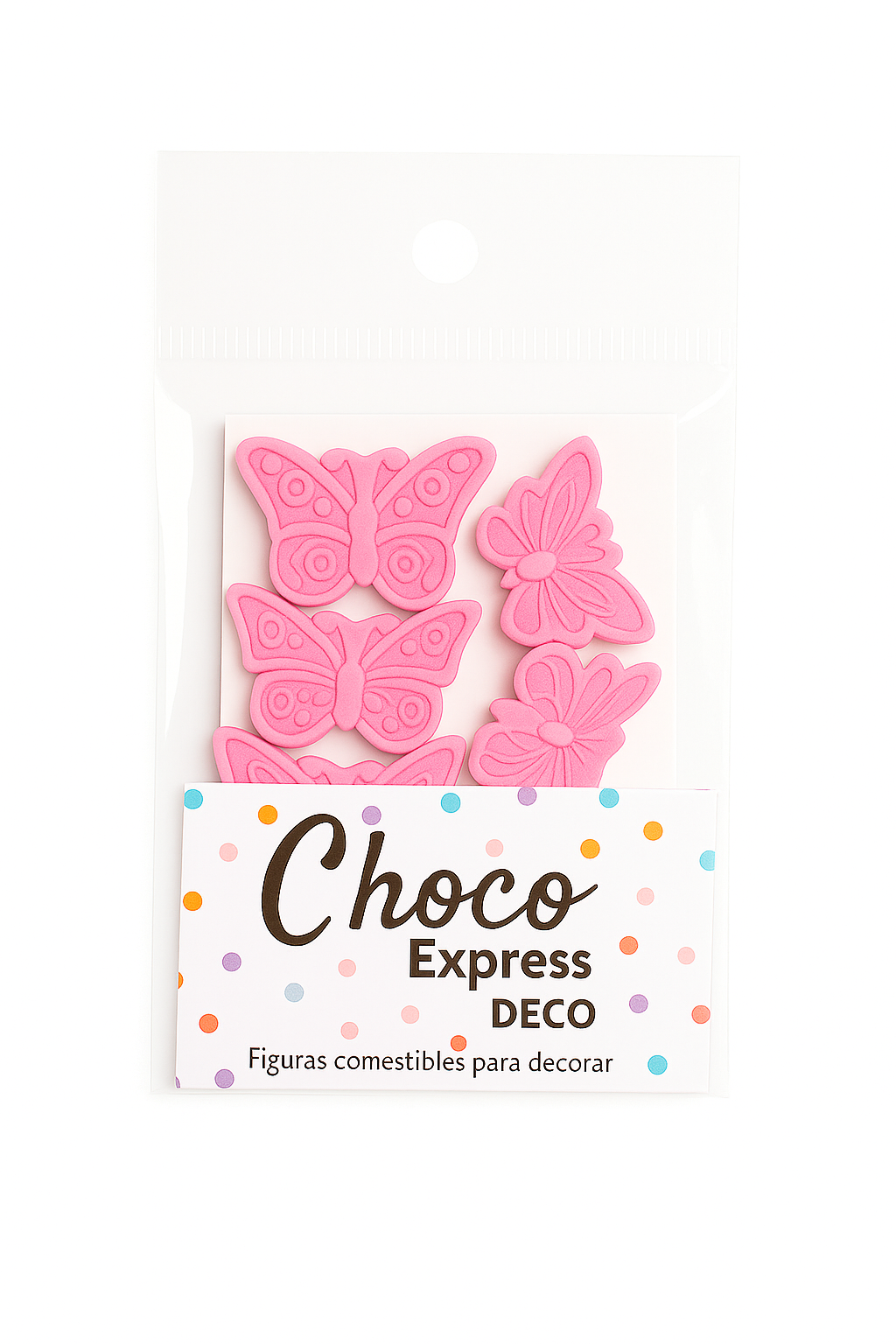 mariposa color rosa